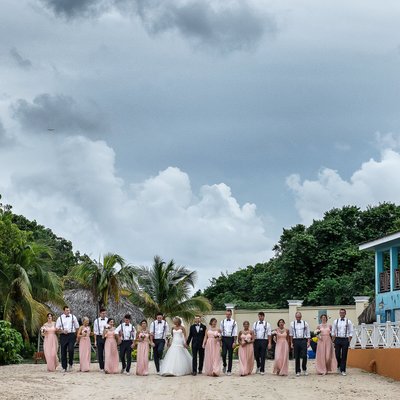 Wedding Party:  Jamaica Destination Wedding Photographer