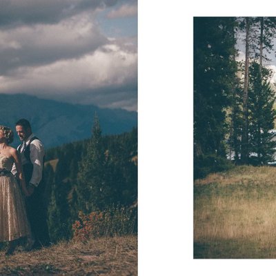 Bride Groom Portrait:  Canmore Destination Photographer