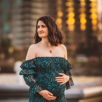 Golden Hour Maternity Photography