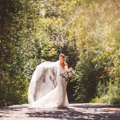 Backlight Portrait:  Hockley Valley Resort Wedding Photographer
