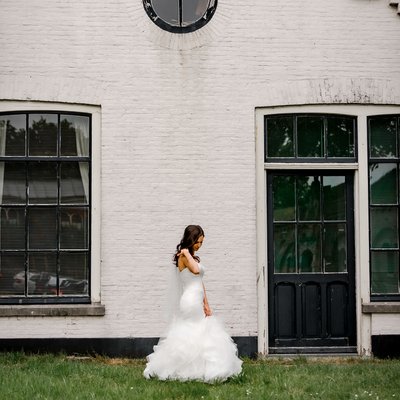 Amsterdam Bridal Portrait:  Destination Wedding Photographer