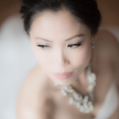 Bridal Portrait of Asian Bride