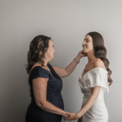 Mother and Bride Getting Ready at Hotel X