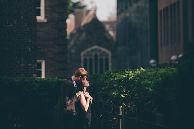 Toronto Engagement Pictures at Trinity College