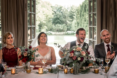 Speech Reactions at Graydon Hal Manor Wedding Reception