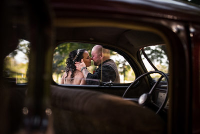 Wedding Photo with Car:  Belcroft Estate & Event Centre