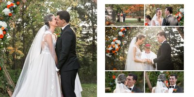 David Springer Estate Wedding Ceremony Photos