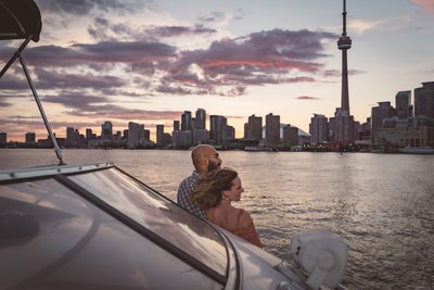 Toronto Boat Cruise Engagement 