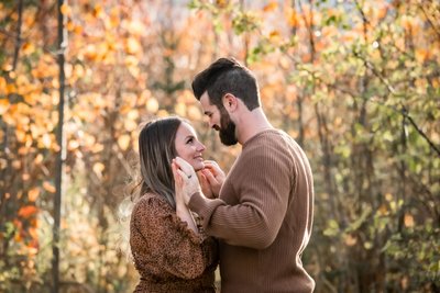 Fall Engagement Photography in Collingwood