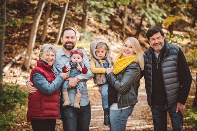 Owen Sound Family Pictures in the Fall