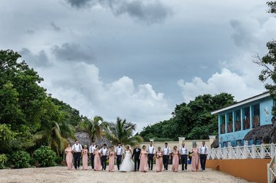 Wedding Party:  Jamaica Destination Wedding Photographer
