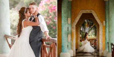 Mexico Destination Wedding Pictures on Resort