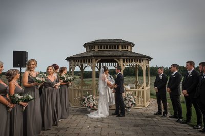 Outdoor Ceremony:  Bond Head Golf Club Wedding Pictures