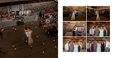 First Dance in Barn:  Spring Creek Gavel Wedding Photographer