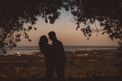 Mountain Top Engagement Photos  in Collingwood