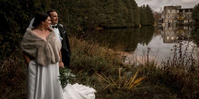 Back of Lake Photo at The Millcroft Inn & Spa Wedding