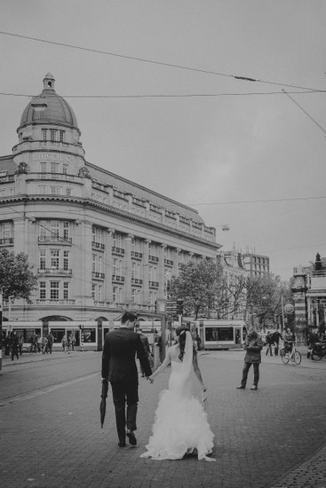 Black White Wedding Photographer in Amsterdam