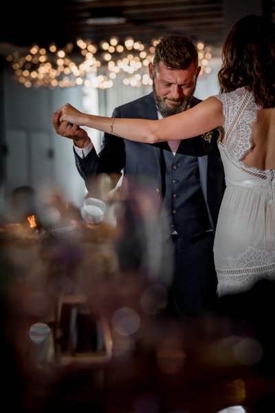 First Dance:  Village Loft Events Wedding Photographer