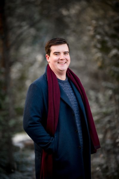 Man with Overcoat:  Corporate Headshot Photographer