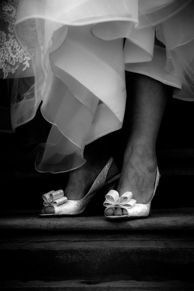 Classic White Wedding Shoe 