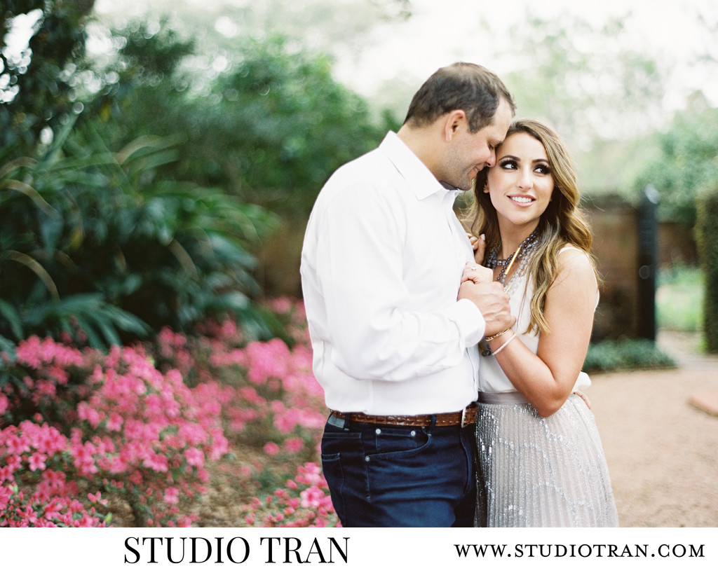 Longue Vue House and Gardens Engagement Photographer