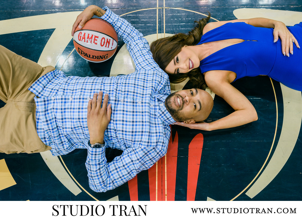 Smoothie King Center Engagement Photographs