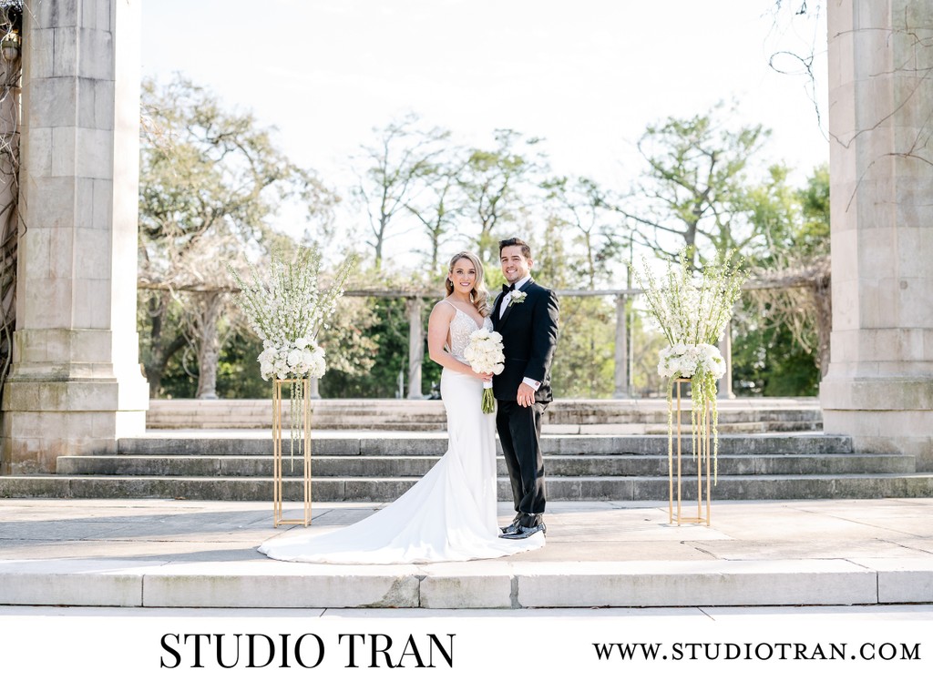 City Park Pops Fountain Wedding Photography