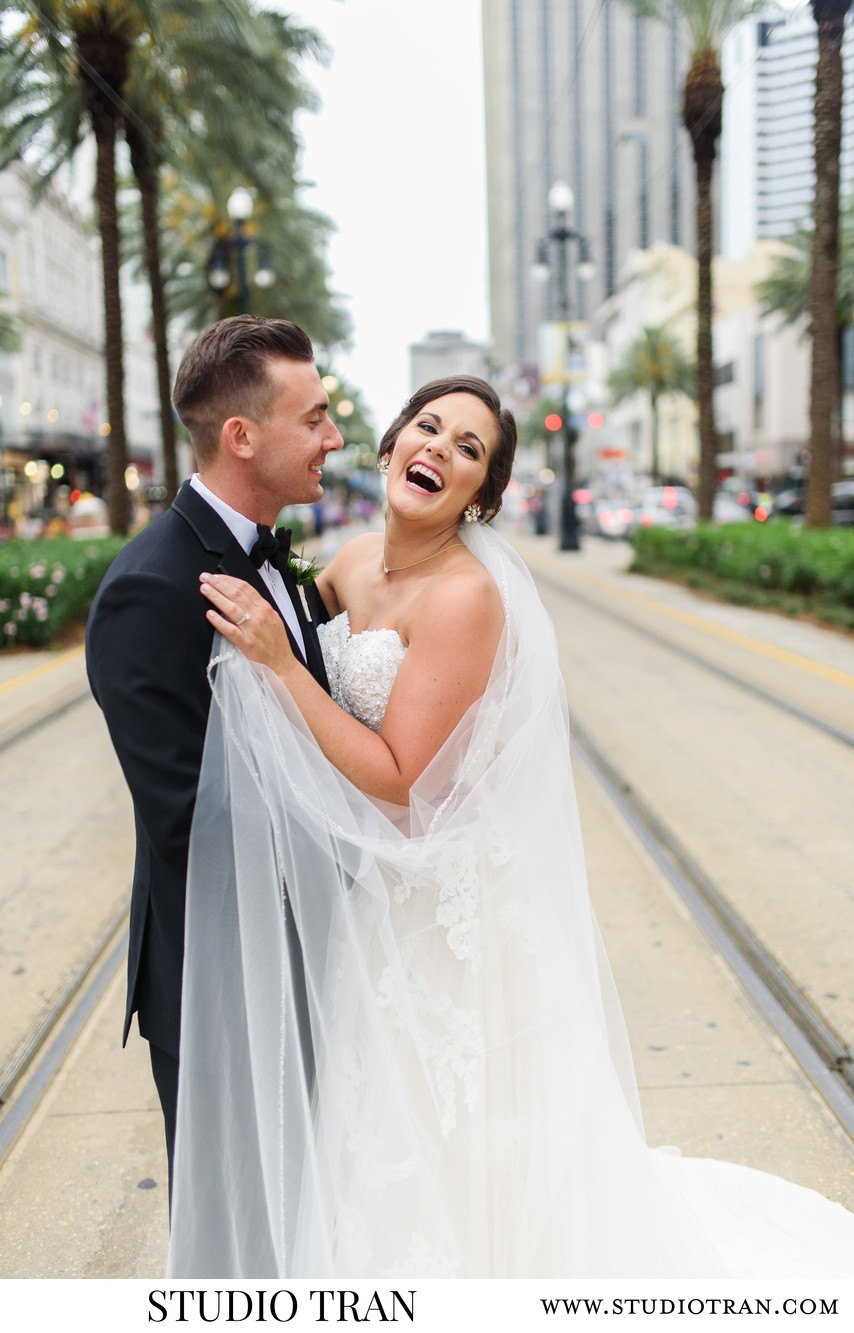 New Orleans Canal Street Wedding Photographer