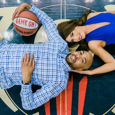 Smoothie King Center Engagement Photographs