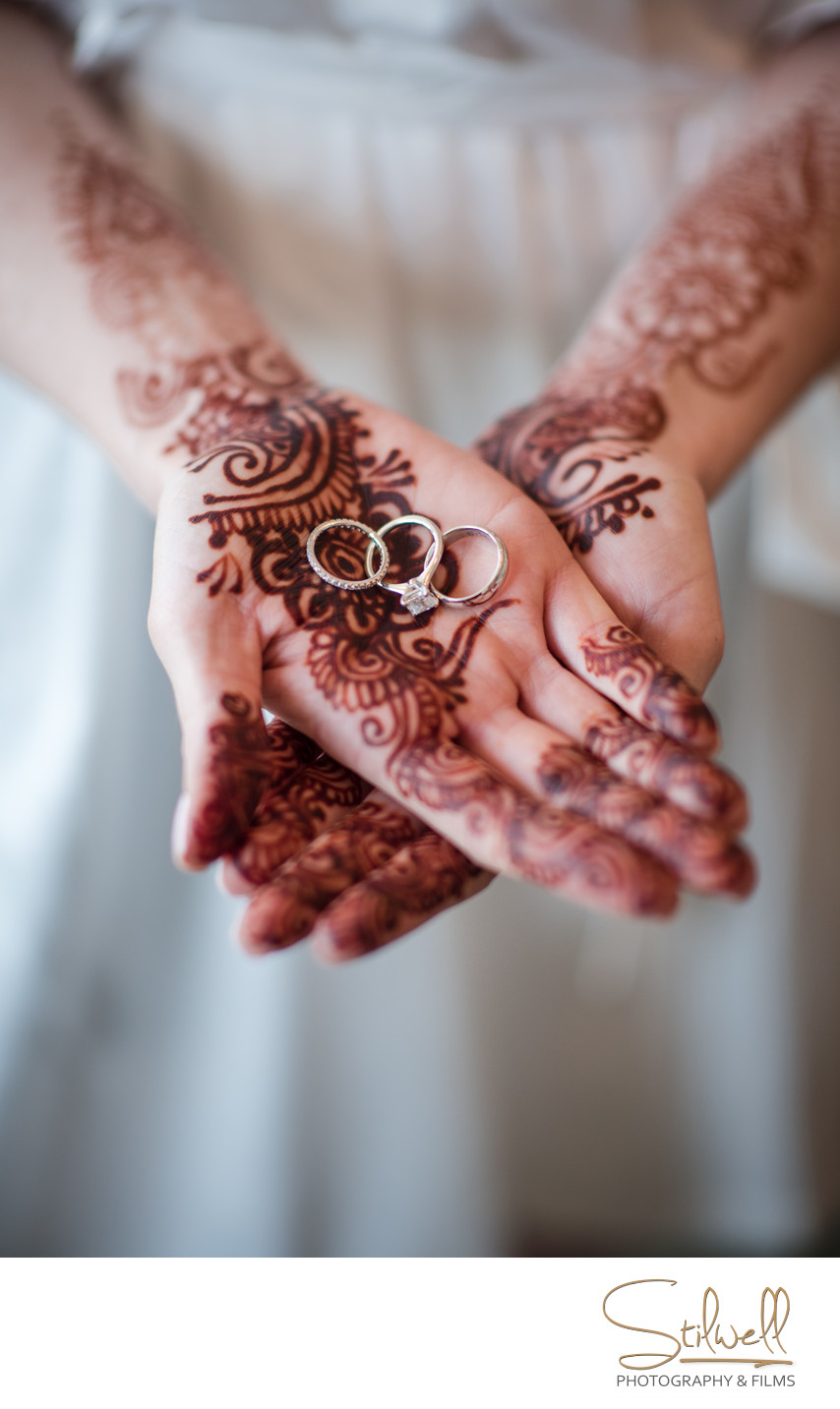 Saugerties Wedding Photographer Mehndi with rings