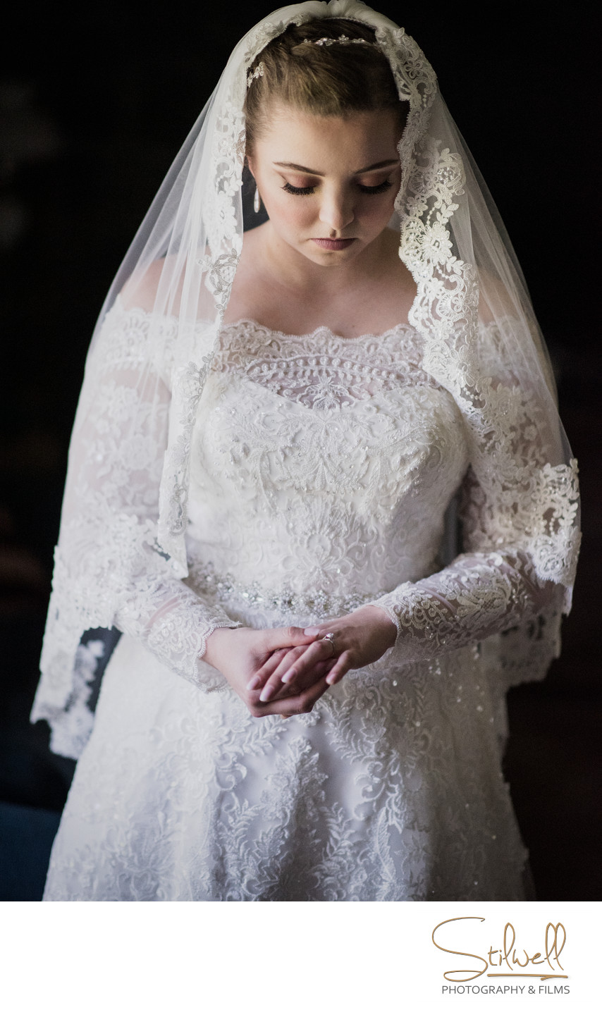 Hudson Valley Real Wedding Bridal Portrait Photographer