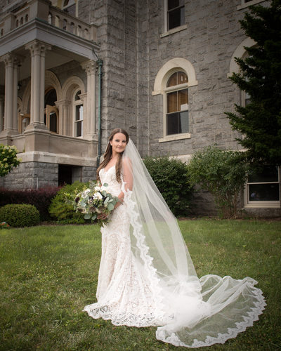 The Mount Academy NY Bride Portrait