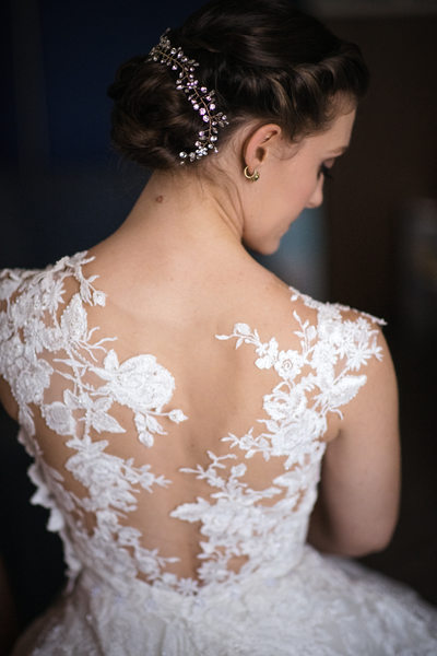 New York Wedding Dress Detail