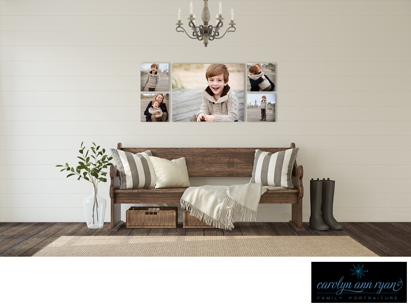 Adorable Wall Display Charlotte Family Photography