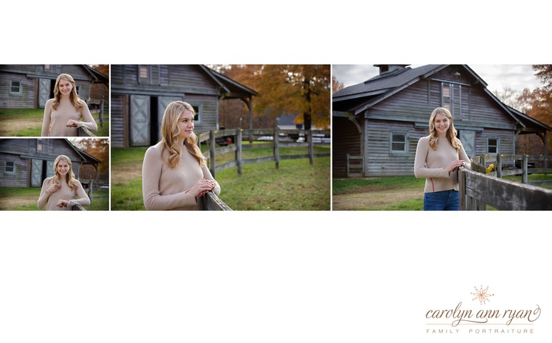 Rustic Charlotte Senior Portraits Album