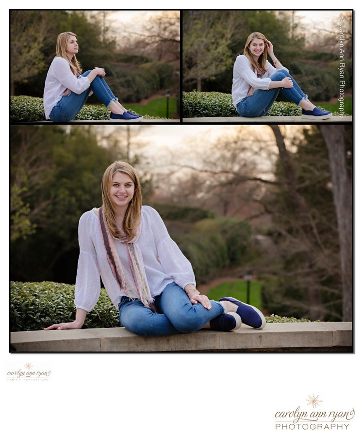 Charlotte Spring Outdoor Senior Portraits