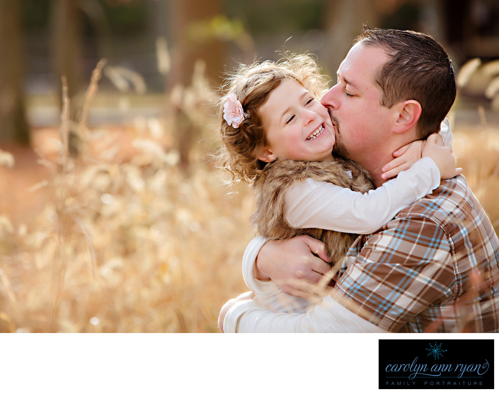 Enchanting Charlotte NC Father Daughter Portraits
