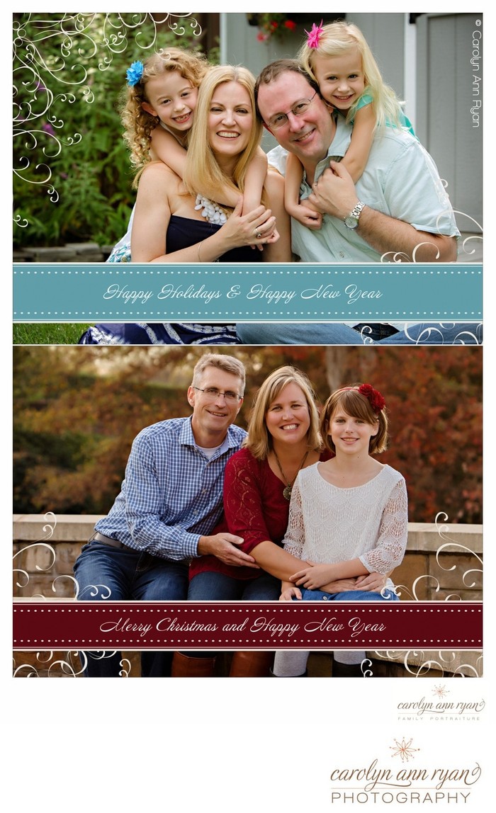 Stylish Charlotte NC Family Photography Holiday Cards