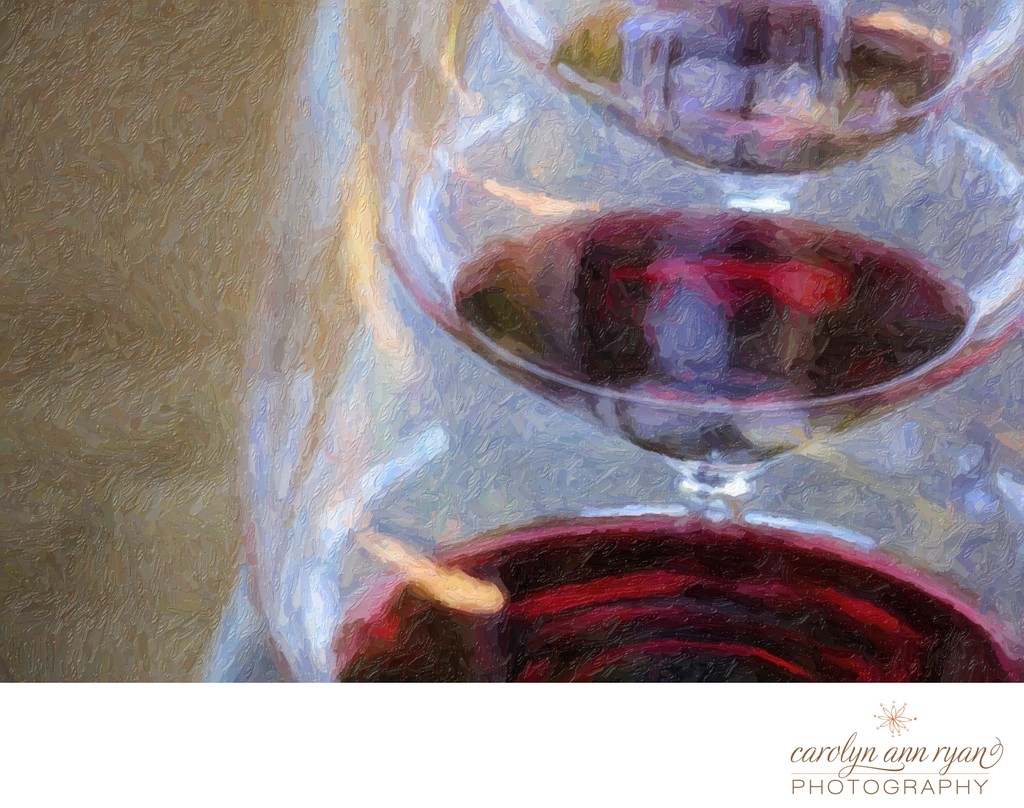 Red Red Wine Glasses - Artwork for Restaurants, Kitchens, Dining Rooms and Wine Rooms