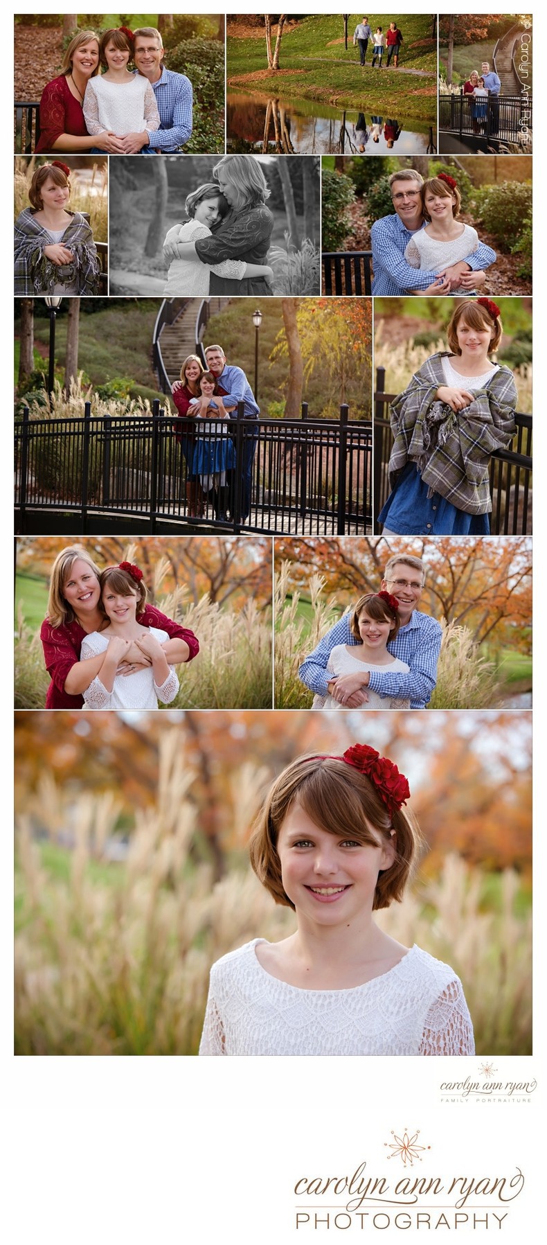 Classic Charlotte NC Family Portraits