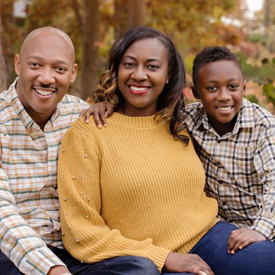 Stylish Fall Family Portrait Session in Charlotte