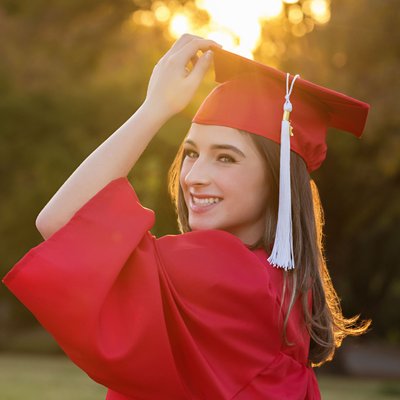 Cap and Gown Senior Photos Charlotte, NC