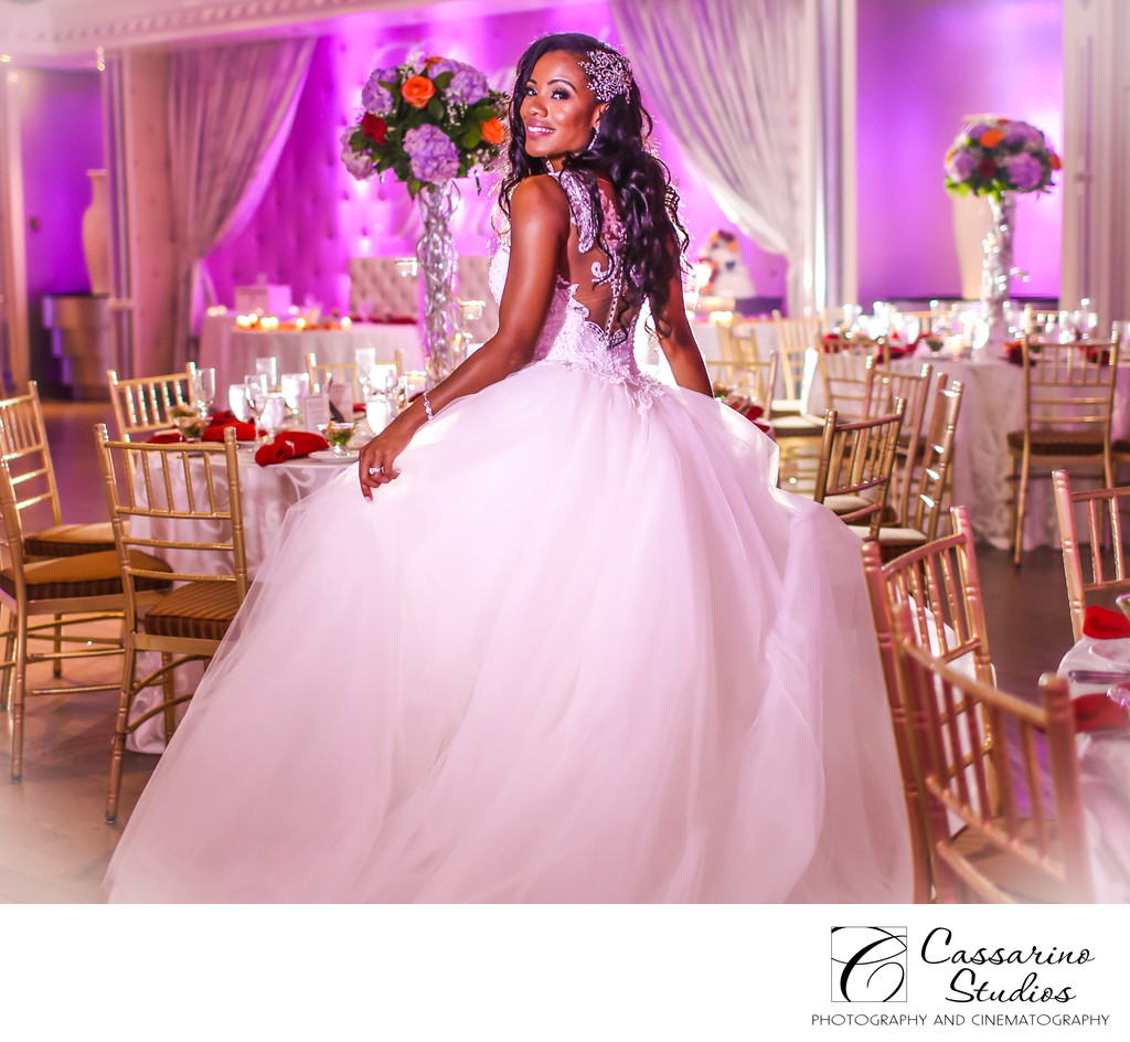 Beautiful Bride at Chateau Briand Caterer