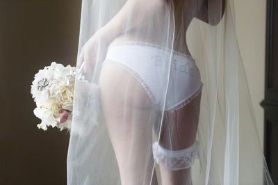 Bride in Bride Panties