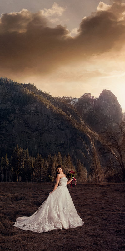 Yosemite Valley Bridal Photo C&B Pictures