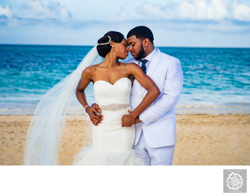 Now Larimar Punta Cana Beach Pictures Couples Portrait