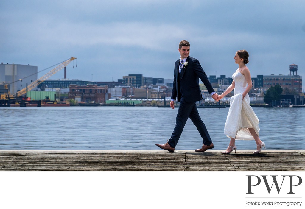Baltimore Inner Harbor Wedding Photos