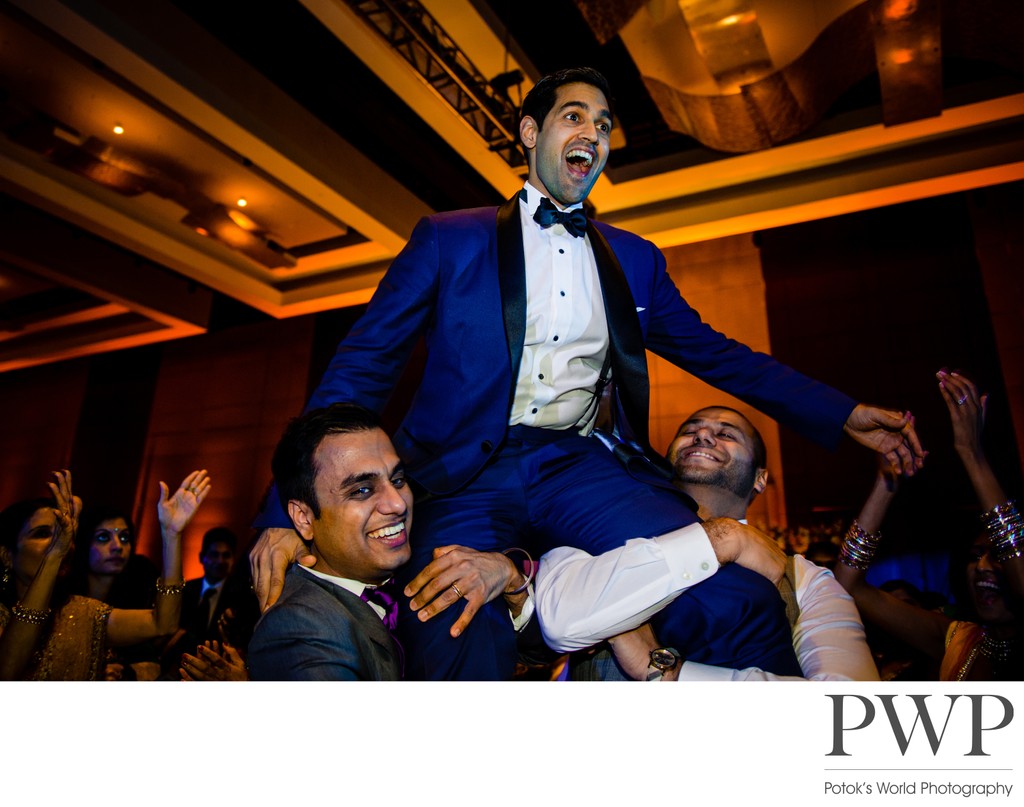 Indian Wedding Reception by Baltimore Photographer