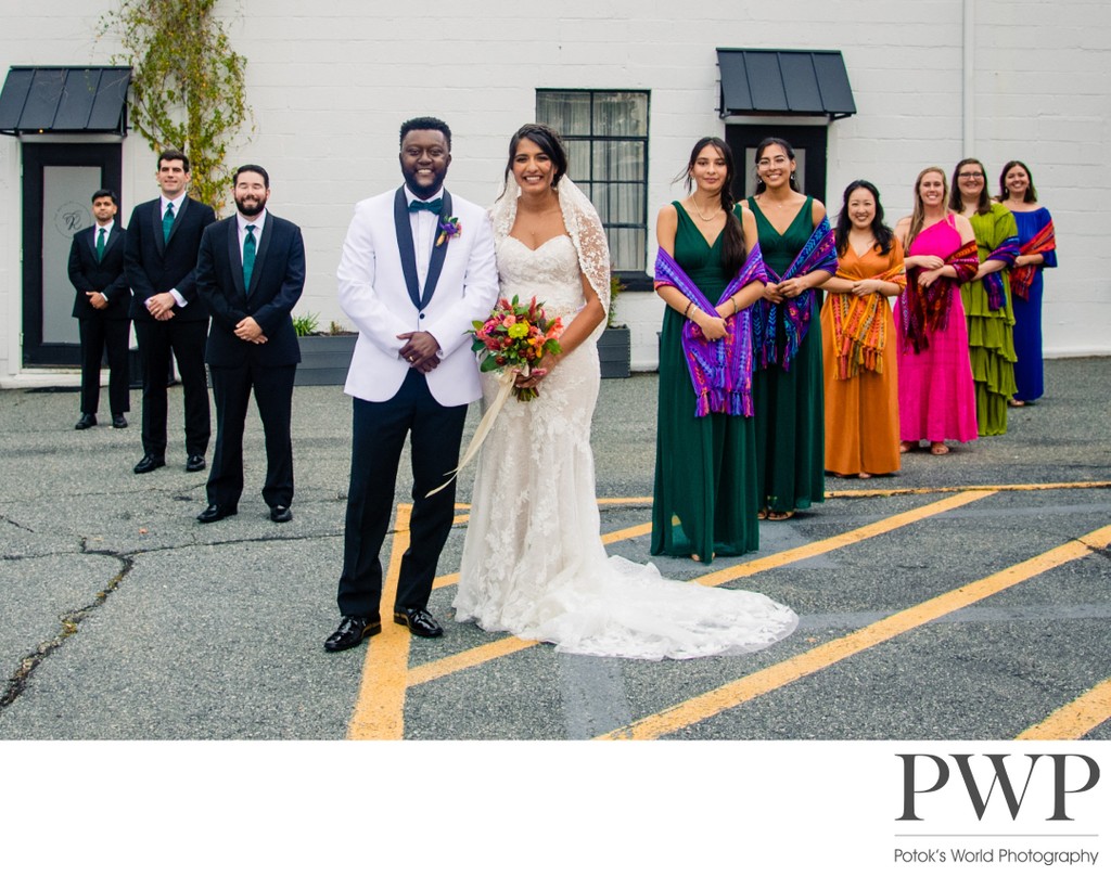Wedding Party Photos at the Refinery Virginia
