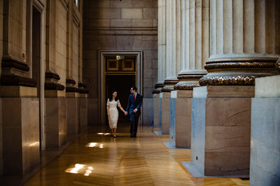 Mellon Auditorium Wedding and DC Engagement Photos